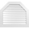 Ekena Millwork Octagonal Top Surface Mount PVC Gable Vent: Functional, w/ 3-1/2"W x 1"P Standard Frame, 36"W x 32"H GVPOT36X3201SF - alternate 1